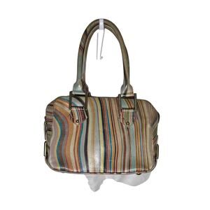 Vintage Paul Smith Leather Swirl Hand Bag
